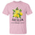 Sicilia Italia Fresh Lemon T Shirt Italian Sicilians Floral Citrus from Southern Italy - Wonder Print Shop