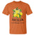 Sicilia Italia Fresh Lemon T Shirt Italian Sicilians Floral Citrus from Southern Italy - Wonder Print Shop