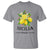 Sicilia Italia Fresh Lemon T Shirt Italian Sicilians Floral Citrus from Southern Italy - Wonder Print Shop