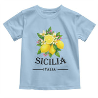 Sicilia Italia Fresh Lemon Toddler T Shirt Italian Sicilians Floral Citrus from Southern Italy - Wonder Print Shop