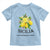 Sicilia Italia Fresh Lemon Toddler T Shirt Italian Sicilians Floral Citrus from Southern Italy - Wonder Print Shop