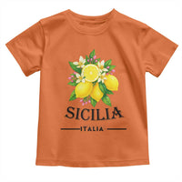 Sicilia Italia Fresh Lemon Toddler T Shirt Italian Sicilians Floral Citrus from Southern Italy - Wonder Print Shop
