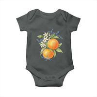 La Dolce Vita Oranges Baby Onesie Romantic Italian Citrus Blossom Mediterranean Charm - Wonder Print Shop