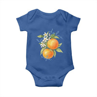 La Dolce Vita Oranges Baby Onesie Romantic Italian Citrus Blossom Mediterranean Charm - Wonder Print Shop