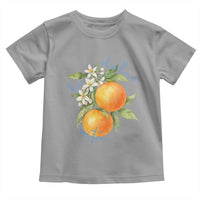 La Dolce Vita Oranges Toddler T Shirt Romantic Italian Citrus Blossom Mediterranean Charm - Wonder Print Shop