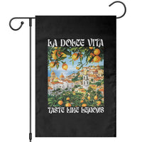 La Dolce Vita Taste Like Lemons Garden Flag Retro Italian Village Citrus Summer Wanderlusters - Wonder Print Shop