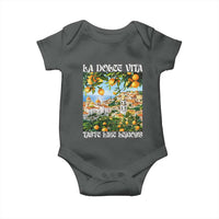 La Dolce Vita Taste Like Lemons Baby Onesie Retro Italian Village Citrus Summer Wanderlusters - Wonder Print Shop