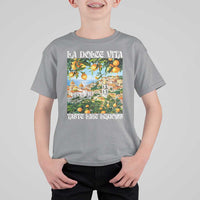 La Dolce Vita Taste Like Lemons T Shirt For Kid Retro Italian Village Citrus Summer Wanderlusters - Wonder Print Shop