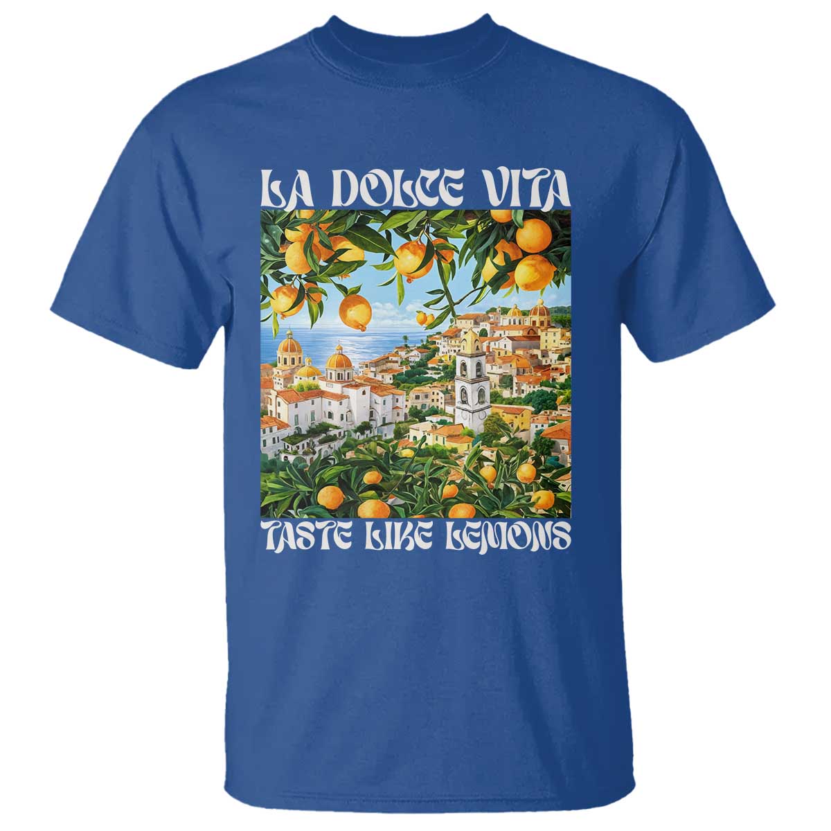 La Dolce Vita Taste Like Lemons T Shirt Retro Italian Village Citrus Summer Wanderlusters - Wonder Print Shop