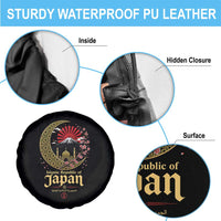 Islamic Republic of Japan Aesthetic Graphic Spare Tire Cover Mount Fuji Mosque Cultural Fusion