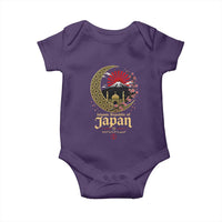 Islamic Republic of Japan Aesthetic Graphic Baby Onesie Mount Fuji Mosque Cultural Fusion