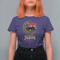 Islamic Republic of Japan Aesthetic Graphic T Shirt For Women Mount Fuji Mosque Cultural Fusion