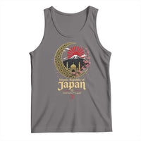 Islamic Republic of Japan Aesthetic Graphic Tank Top Mount Fuji Mosque Cultural Fusion