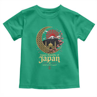 Islamic Republic of Japan Aesthetic Graphic Toddler T Shirt Mount Fuji Mosque Cultural Fusion