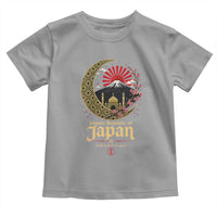 Islamic Republic of Japan Aesthetic Graphic Toddler T Shirt Mount Fuji Mosque Cultural Fusion