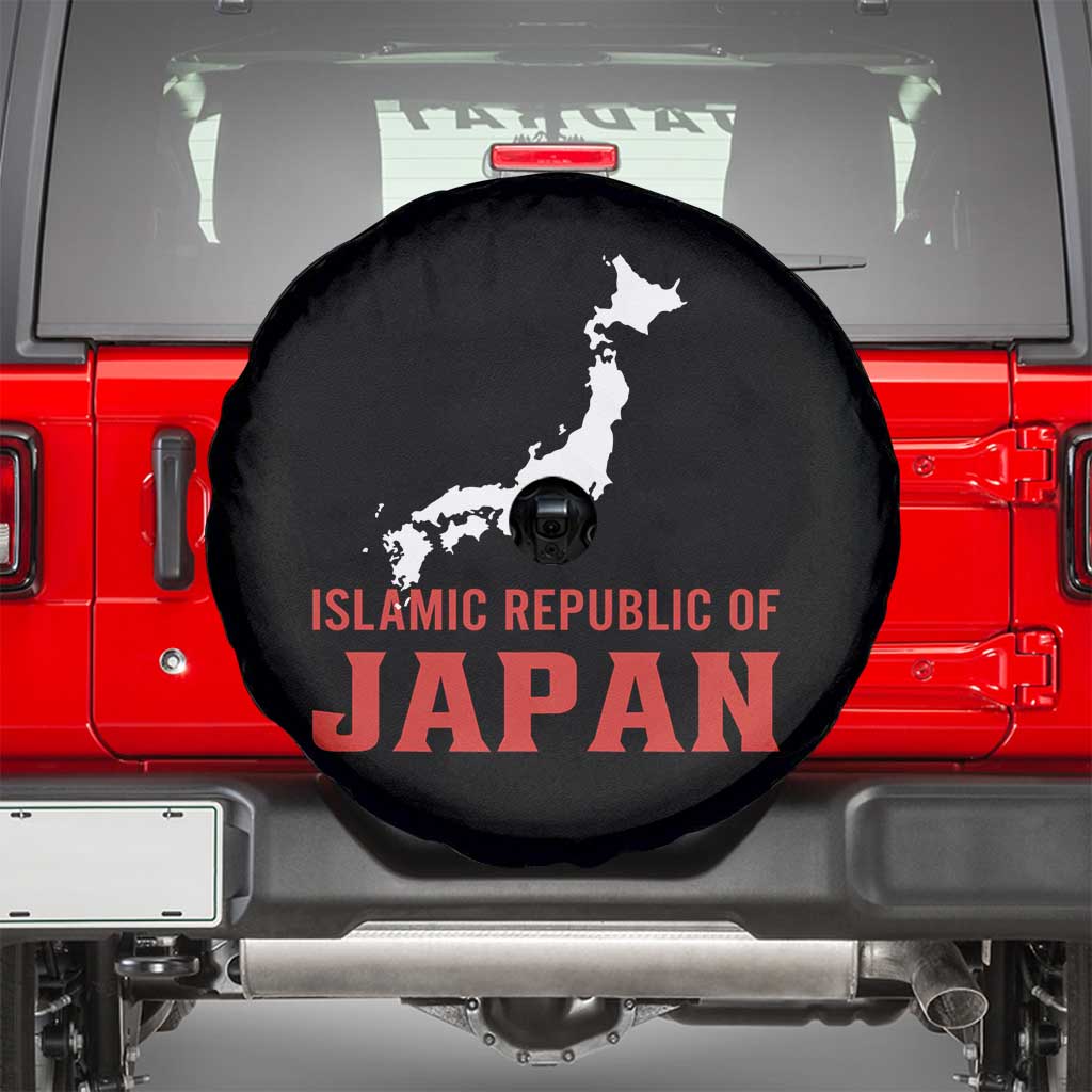 Islamic Republic of Japan Country Map Graphic Spare Tire Cover Viral Political Satire Meme