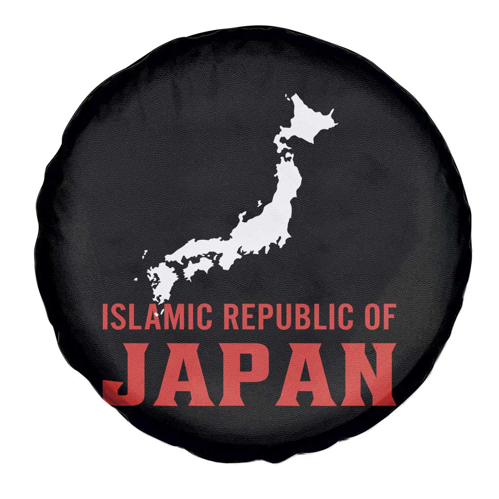 Islamic Republic of Japan Country Map Graphic Spare Tire Cover Viral Political Satire Meme