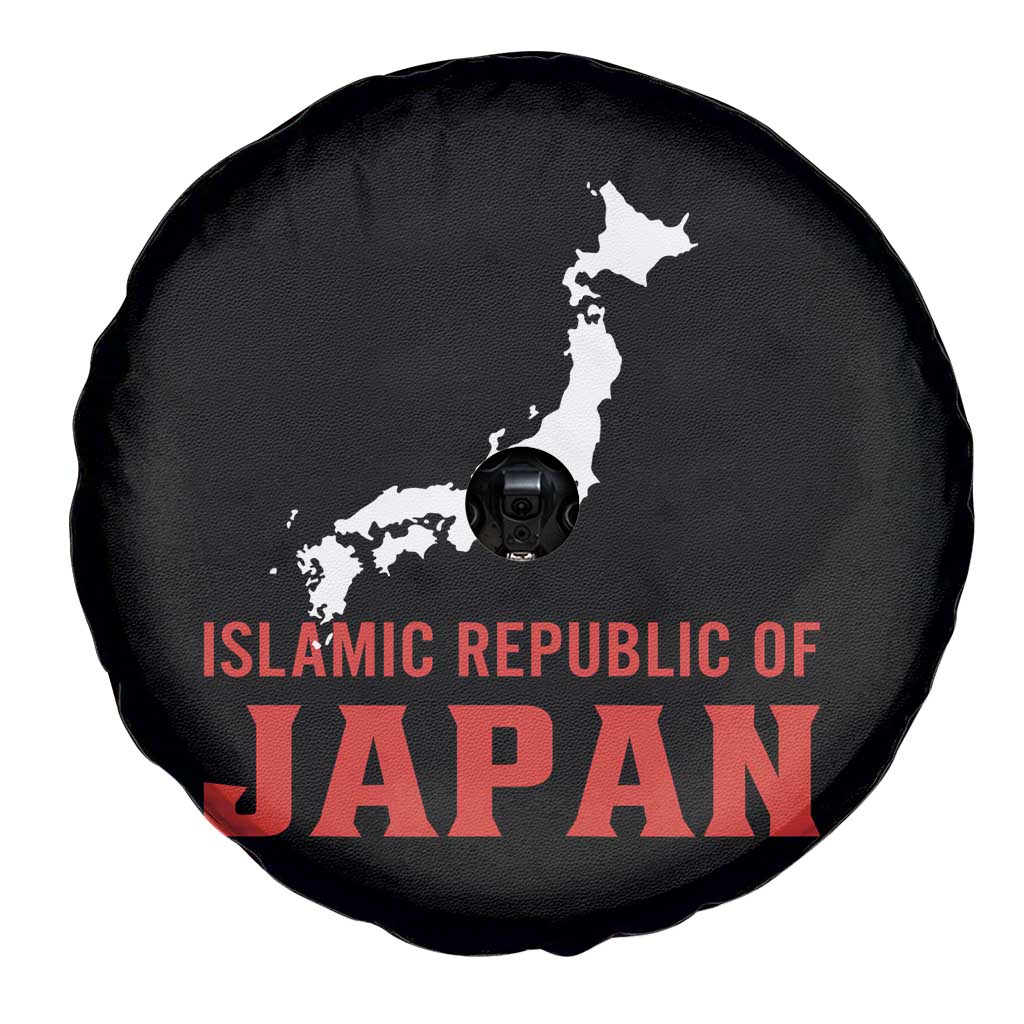 Islamic Republic of Japan Country Map Graphic Spare Tire Cover Viral Political Satire Meme