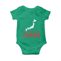 Islamic Republic of Japan Country Map Graphic Baby Onesie Viral Political Satire Meme