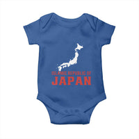 Islamic Republic of Japan Country Map Graphic Baby Onesie Viral Political Satire Meme