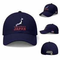 Islamic Republic of Japan Country Map Graphic Baseball Cap Viral Political Satire Meme