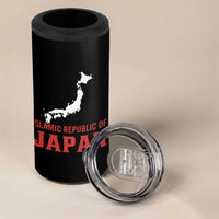 Islamic Republic of Japan Country Map Graphic 4 in 1 Can Cooler Tumbler Viral Political Satire Meme