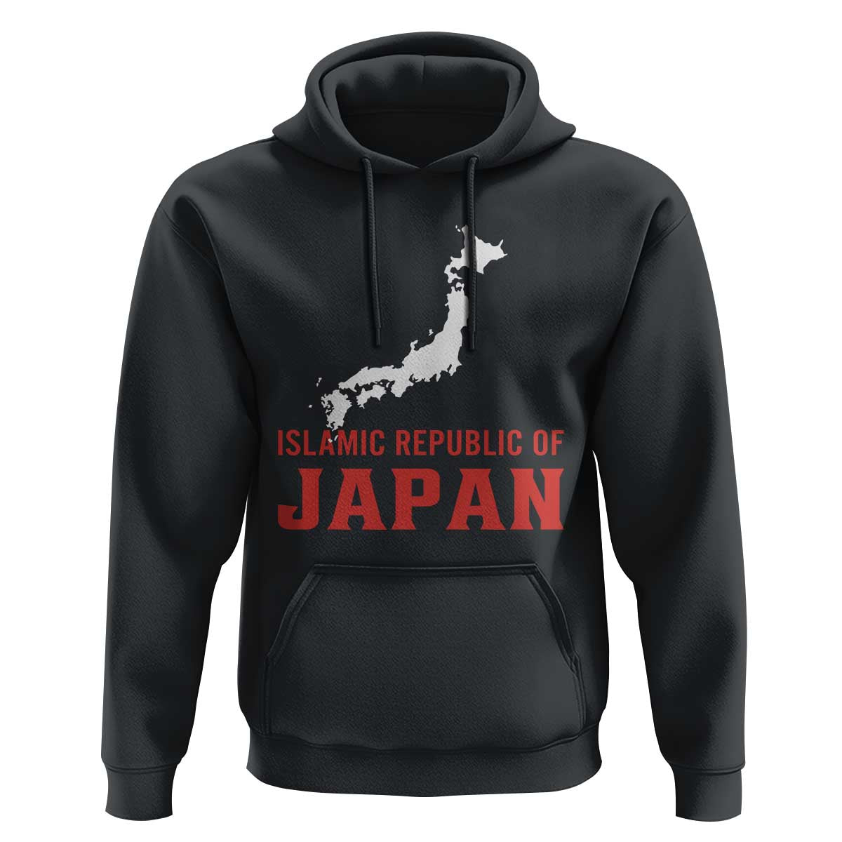 Islamic Republic of Japan Country Map Graphic Hoodie Viral Political Satire Meme