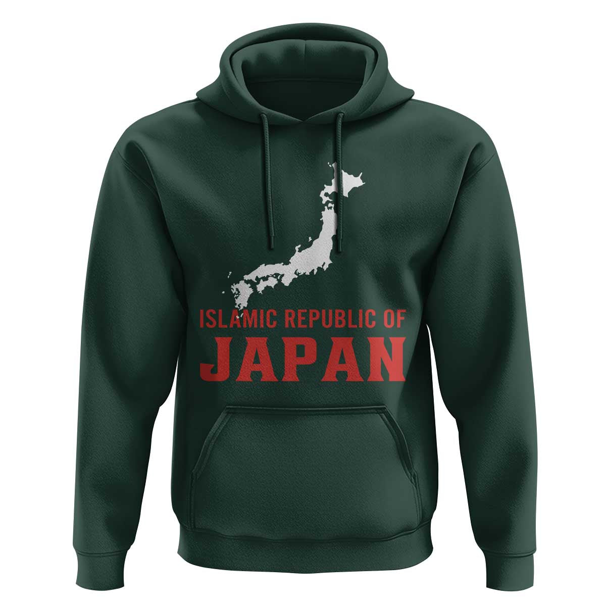 Islamic Republic of Japan Country Map Graphic Hoodie Viral Political Satire Meme