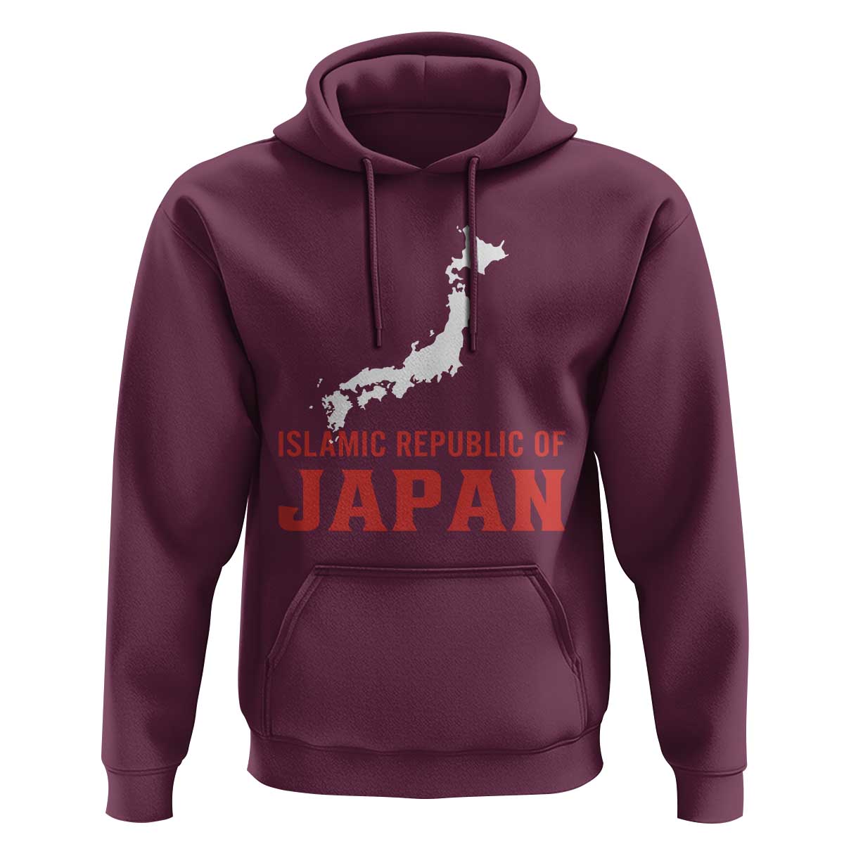 Islamic Republic of Japan Country Map Graphic Hoodie Viral Political Satire Meme
