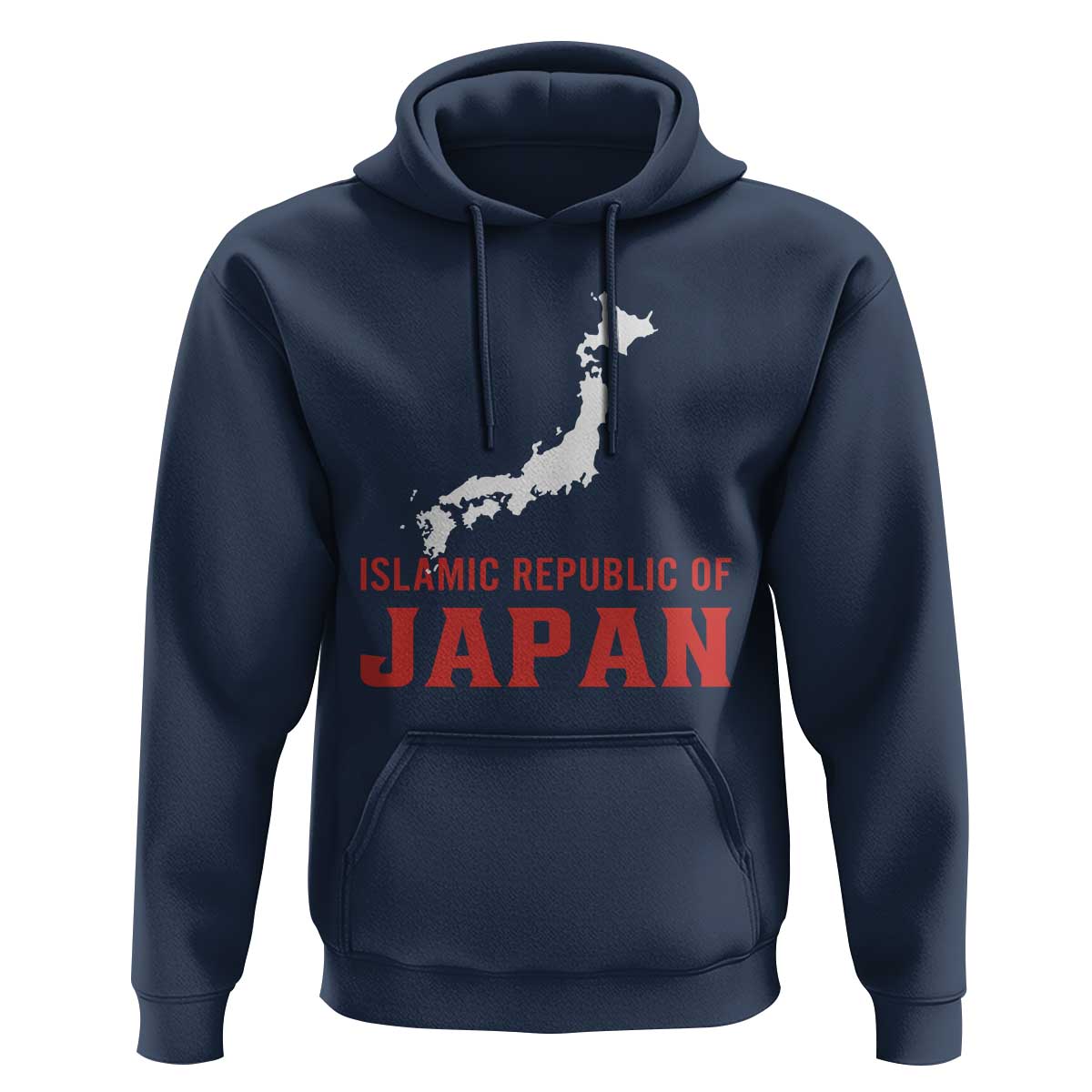 Islamic Republic of Japan Country Map Graphic Hoodie Viral Political Satire Meme