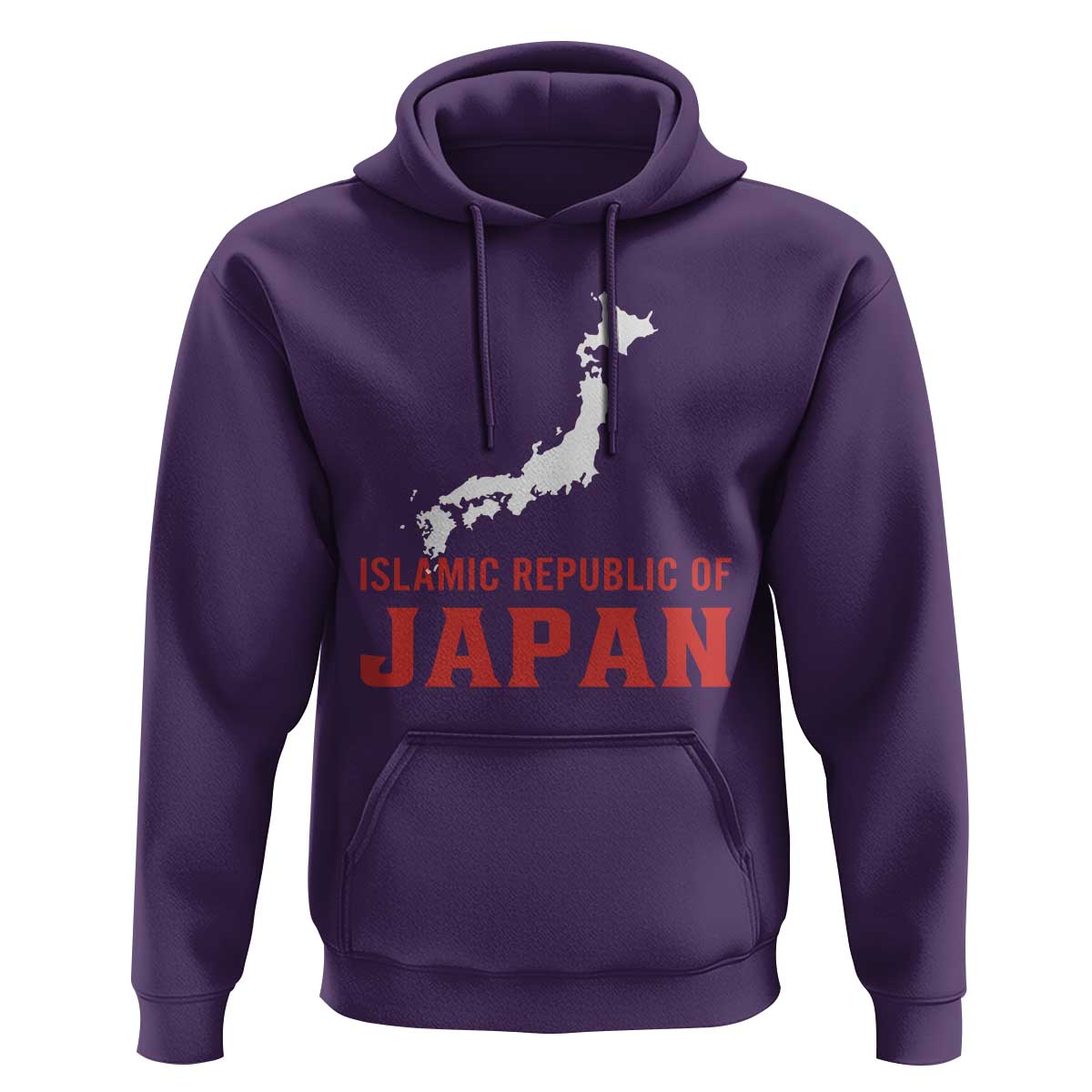 Islamic Republic of Japan Country Map Graphic Hoodie Viral Political Satire Meme
