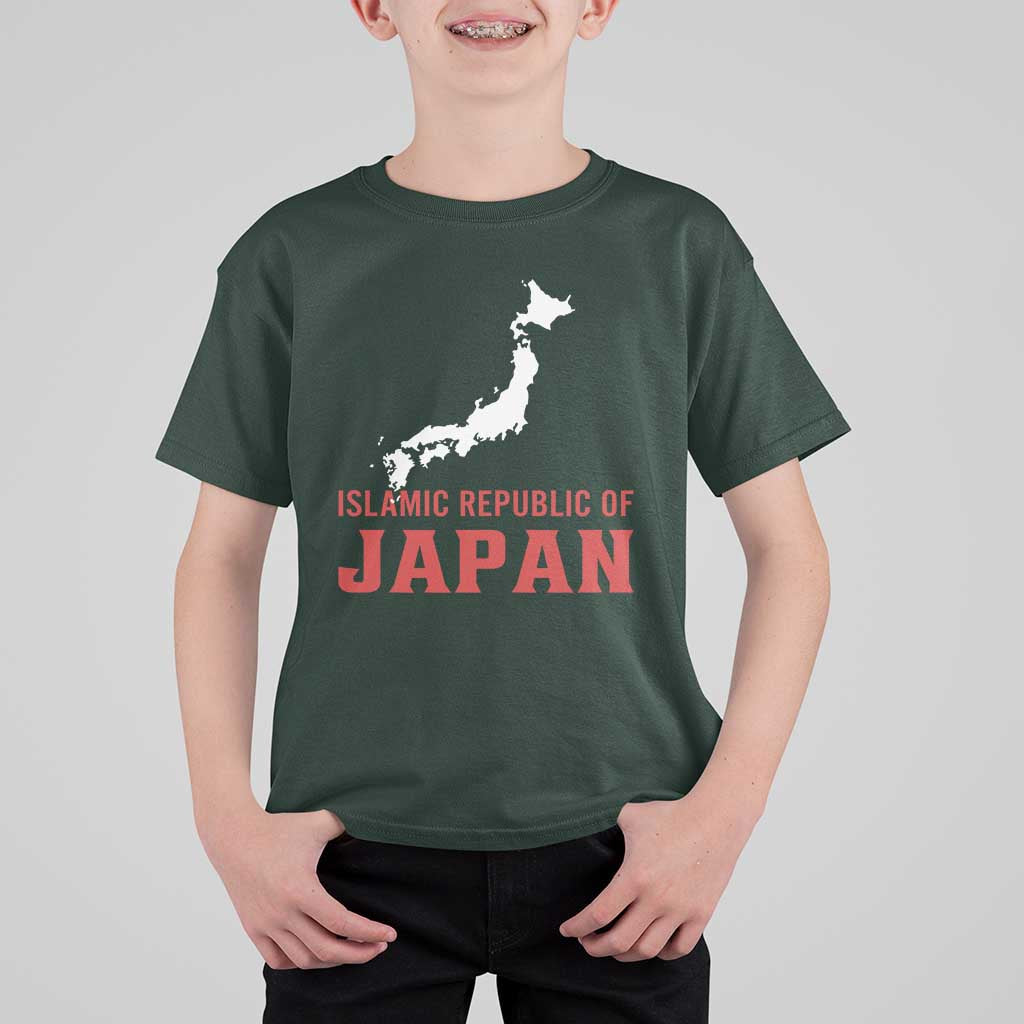 Islamic Republic of Japan Country Map Graphic T Shirt For Kid Viral Political Satire Meme