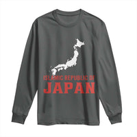 Islamic Republic of Japan Country Map Graphic Long Sleeve Shirt Viral Political Satire Meme