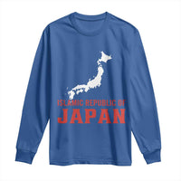 Islamic Republic of Japan Country Map Graphic Long Sleeve Shirt Viral Political Satire Meme