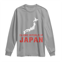 Islamic Republic of Japan Country Map Graphic Long Sleeve Shirt Viral Political Satire Meme