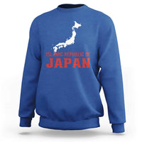 Islamic Republic of Japan Country Map Graphic Sweatshirt Viral Political Satire Meme