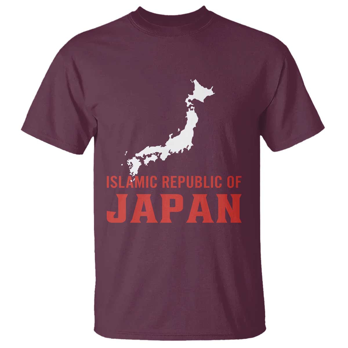 Islamic Republic of Japan Country Map Graphic T Shirt Viral Political Satire Meme