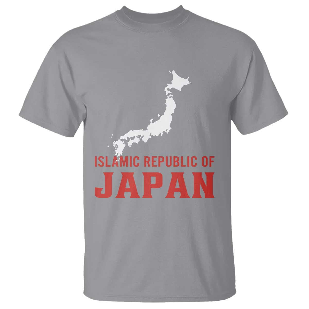 Islamic Republic of Japan Country Map Graphic T Shirt Viral Political Satire Meme