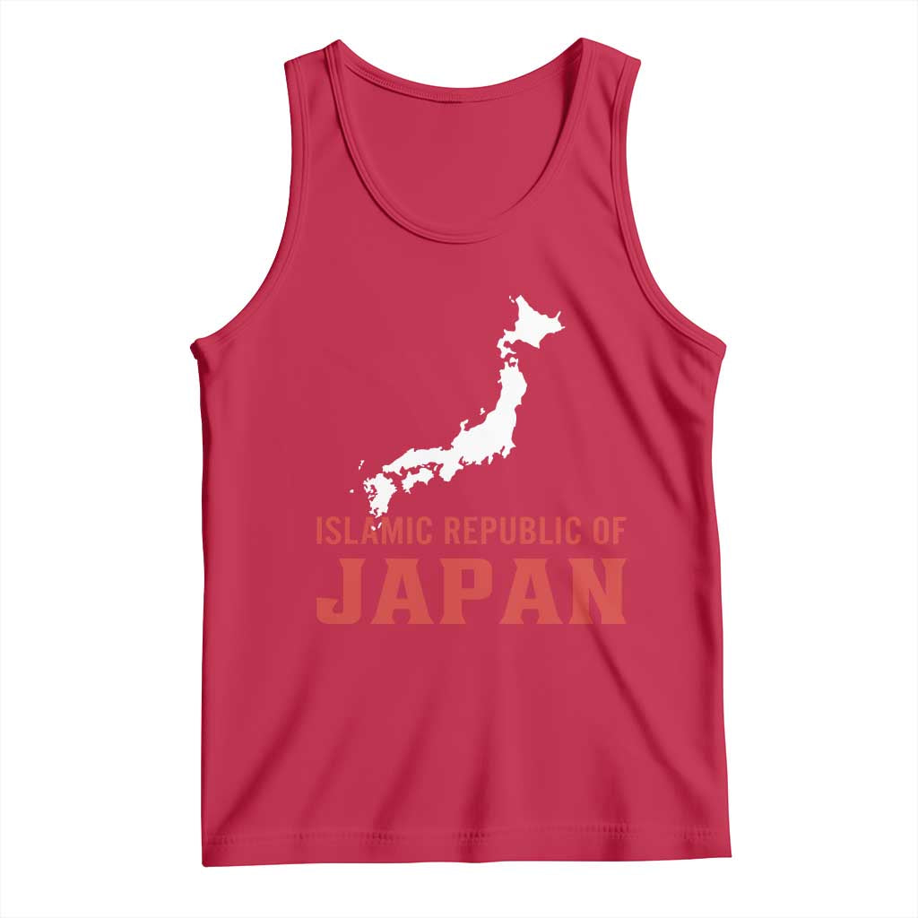 Islamic Republic of Japan Country Map Graphic Tank Top Viral Political Satire Meme
