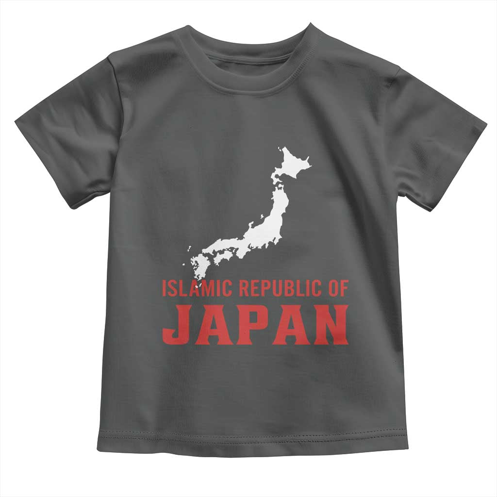 Islamic Republic of Japan Country Map Graphic Toddler T Shirt Viral Political Satire Meme