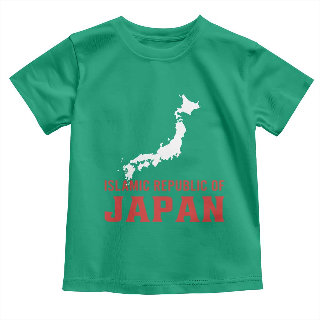 Islamic Republic of Japan Country Map Graphic Toddler T Shirt Viral Political Satire Meme