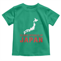 Islamic Republic of Japan Country Map Graphic Toddler T Shirt Viral Political Satire Meme
