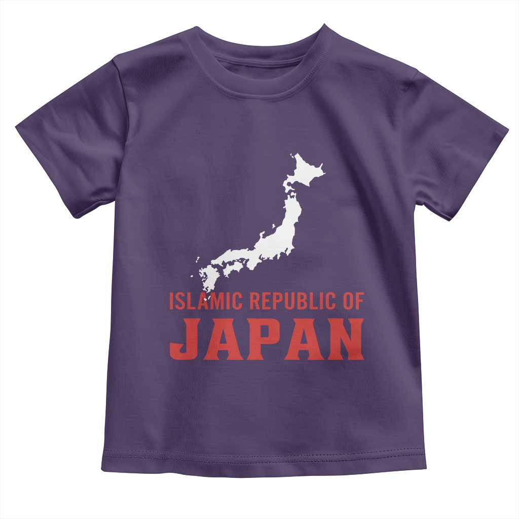 Islamic Republic of Japan Country Map Graphic Toddler T Shirt Viral Political Satire Meme