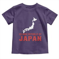 Islamic Republic of Japan Country Map Graphic Toddler T Shirt Viral Political Satire Meme