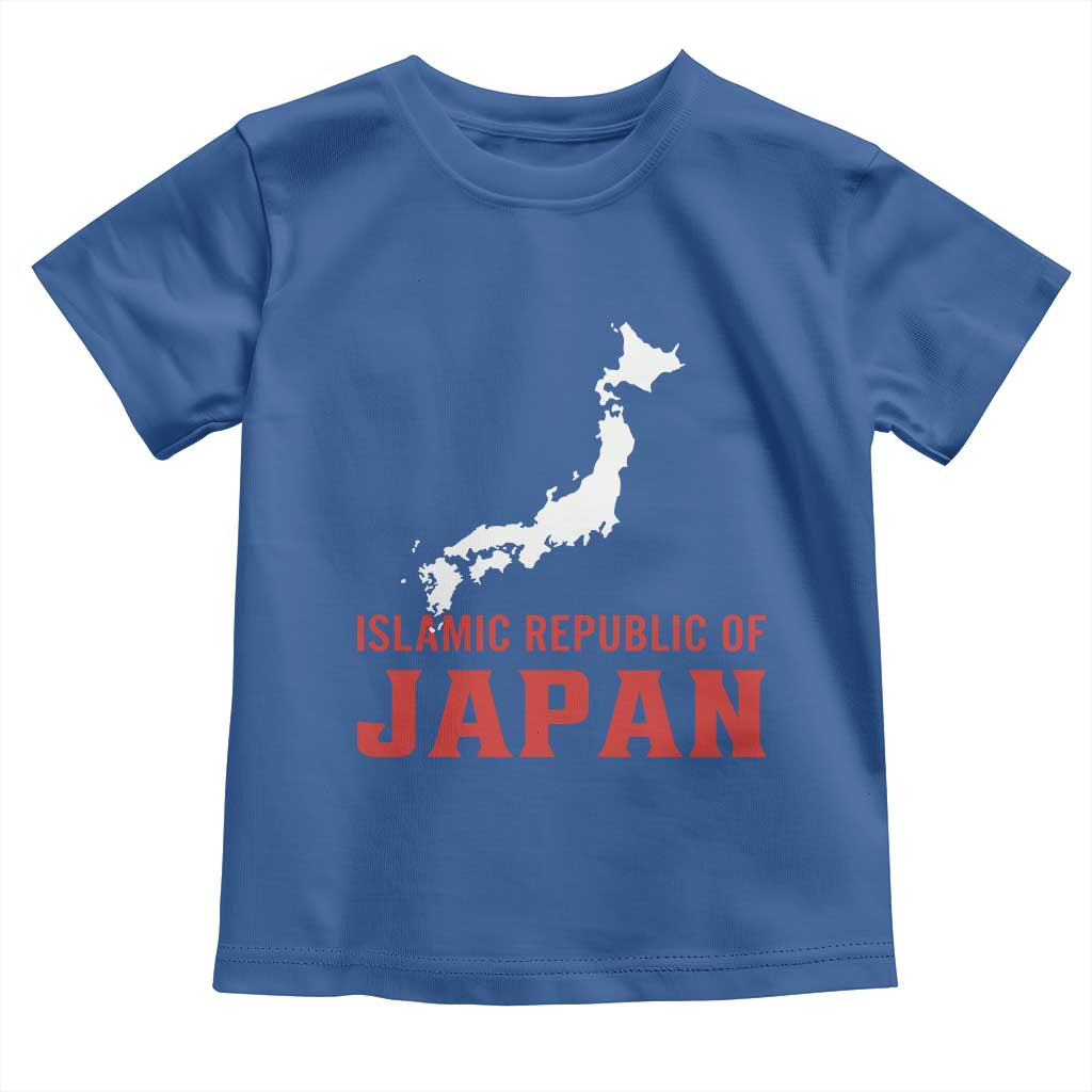 Islamic Republic of Japan Country Map Graphic Toddler T Shirt Viral Political Satire Meme