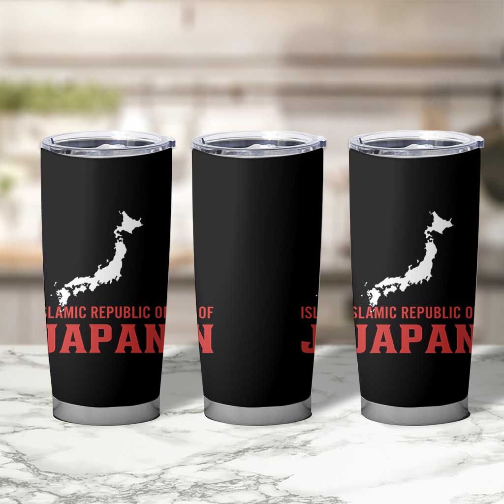 Islamic Republic of Japan Country Map Graphic Tumbler Cup Viral Political Satire Meme