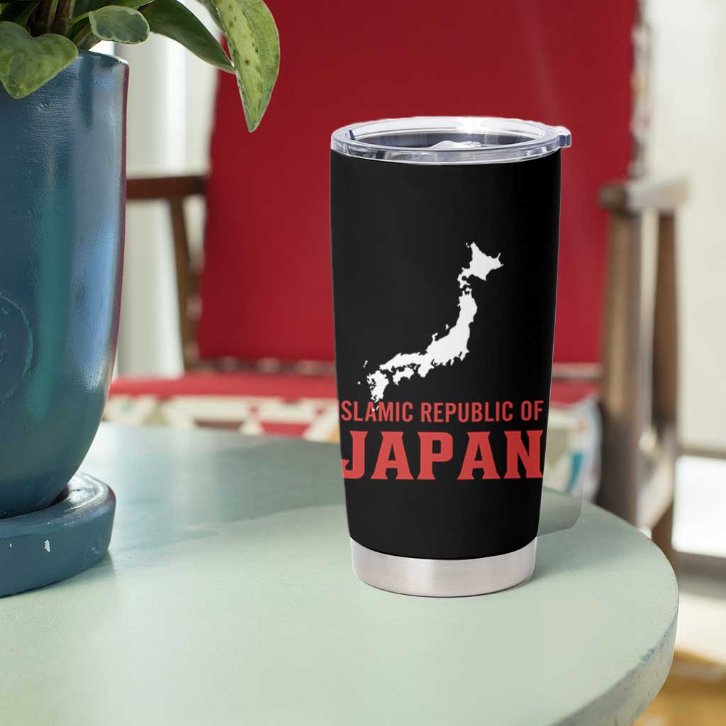 Islamic Republic of Japan Country Map Graphic Tumbler Cup Viral Political Satire Meme