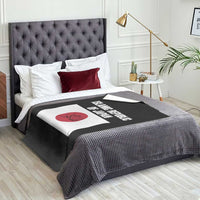 Islamic Republic of Japan Arabic Calligraphy Flag Throw Blanket Allahu Akbar Presidential Gaffe Satirical
