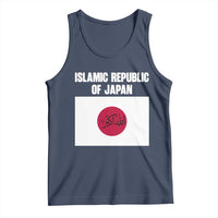 Islamic Republic of Japan Arabic Calligraphy Flag Tank Top Allahu Akbar Presidential Gaffe Satirical