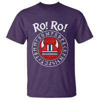 Ro Ro Ro Viking Chant Norway Football Fans T Shirt Norwegian Pride Distressed Norse Runes Shield Patriotic Supporter